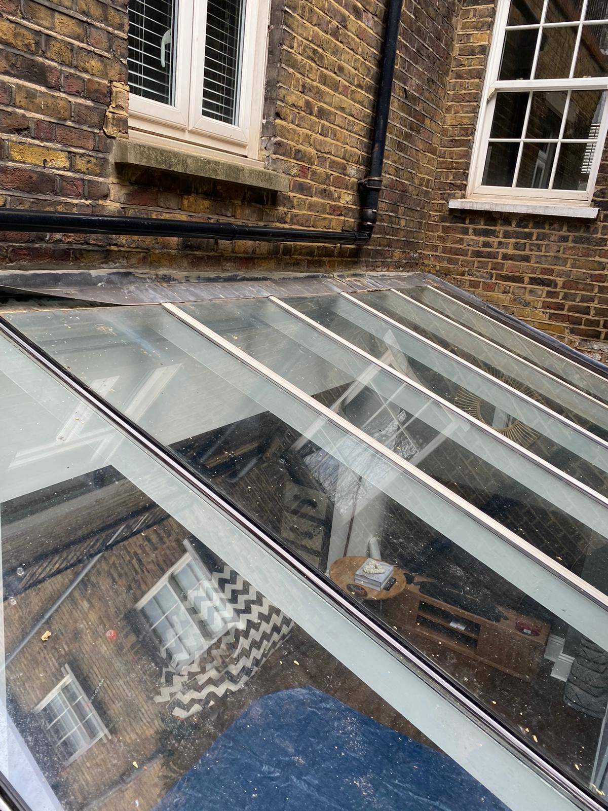 glazed windows on extension installed by local glaziers London